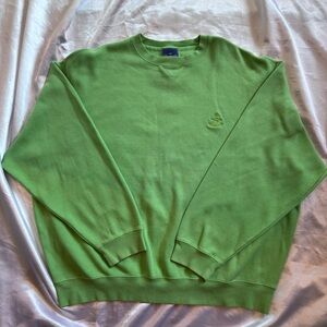 Faconnable Vibrant Green Crewneck Sweater Size XL